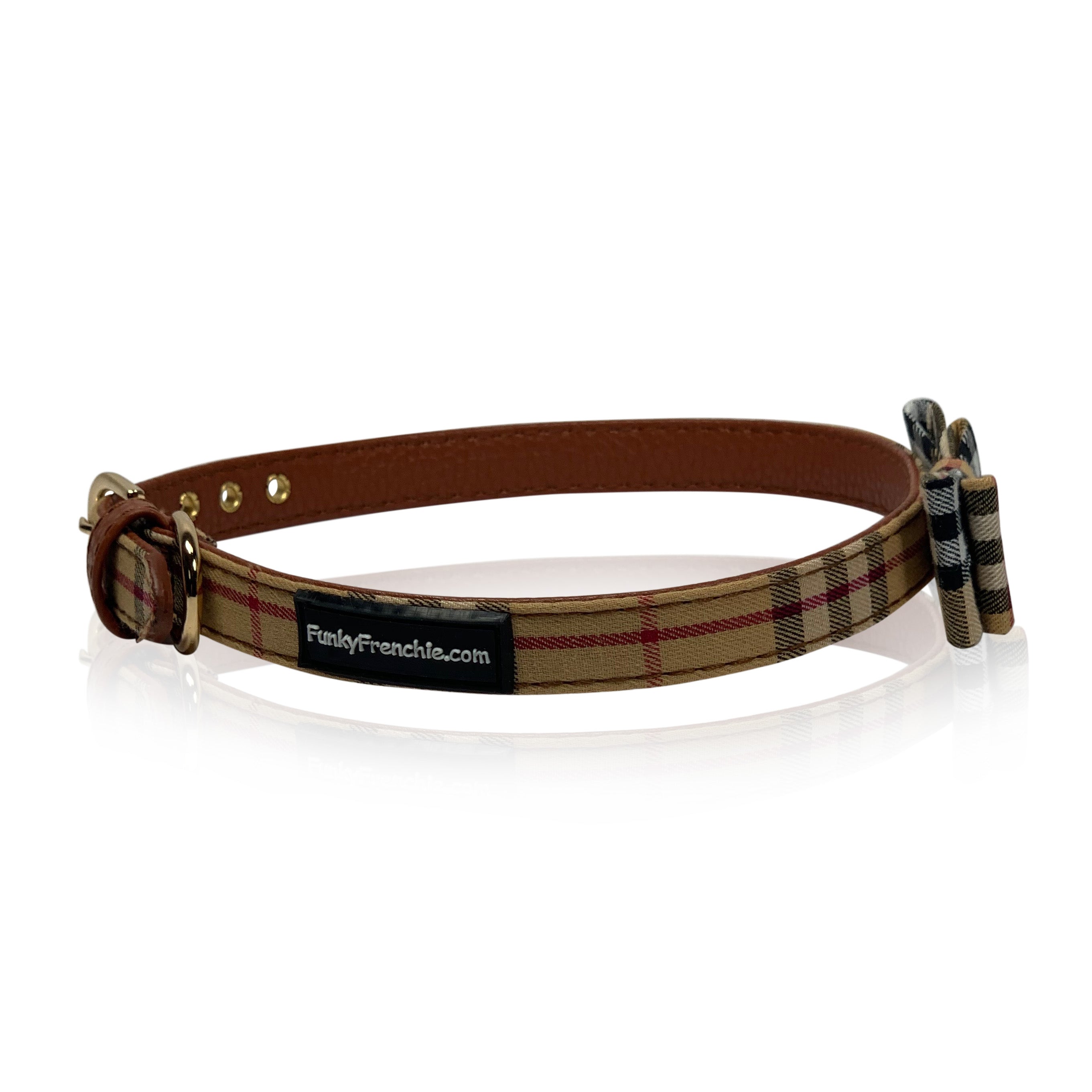 French Bulldog BB Style Luxe Days Collection Dog Collar