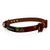 High Roller French Bulldog Red and Gold Bowtie Collar