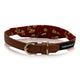  Red and Golden Bandana Collar french bulldogs back
