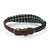 Plaid checkered black and white dog french bulldog bandana collar