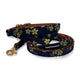 French Bulldog Blue and Golden Leash set