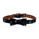 French Bulldog Bowtie Blue and Golden Collar