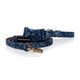 Blue French Bulldog leach with Bowtie collar