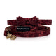 French Bulldog Leash and Bowtie red