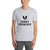 Funky Frenchie Black Logo on White Short-Sleeve Unisex T-Shirt