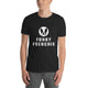 Funky Frenchie logo Short-Sleeve Unisex T-Shirt