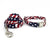 The French Bulldog Stars Stripes  Collar and Bowtie Set