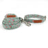 The French Bulldog Rose Collar and Bowtie Set