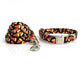 The French Bulldog Halloween Little Pumpkin Collar and Bowtie Set