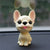 Car Dashboard Toys Decor Nodding Dog Car Ornament French Bulldog Shaking Head Cute Wobble Bobble Head Puppy Dolls Auto Accessory